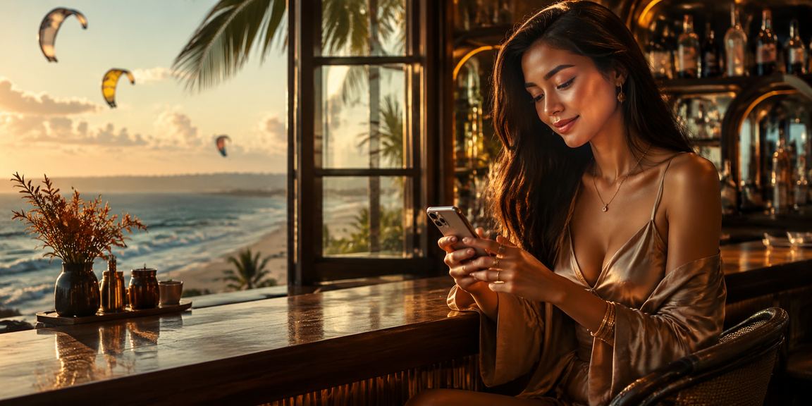 Người chơi tại Mũi Né kiểm tra số dư và cashback sau giao dịch qua điện thoại